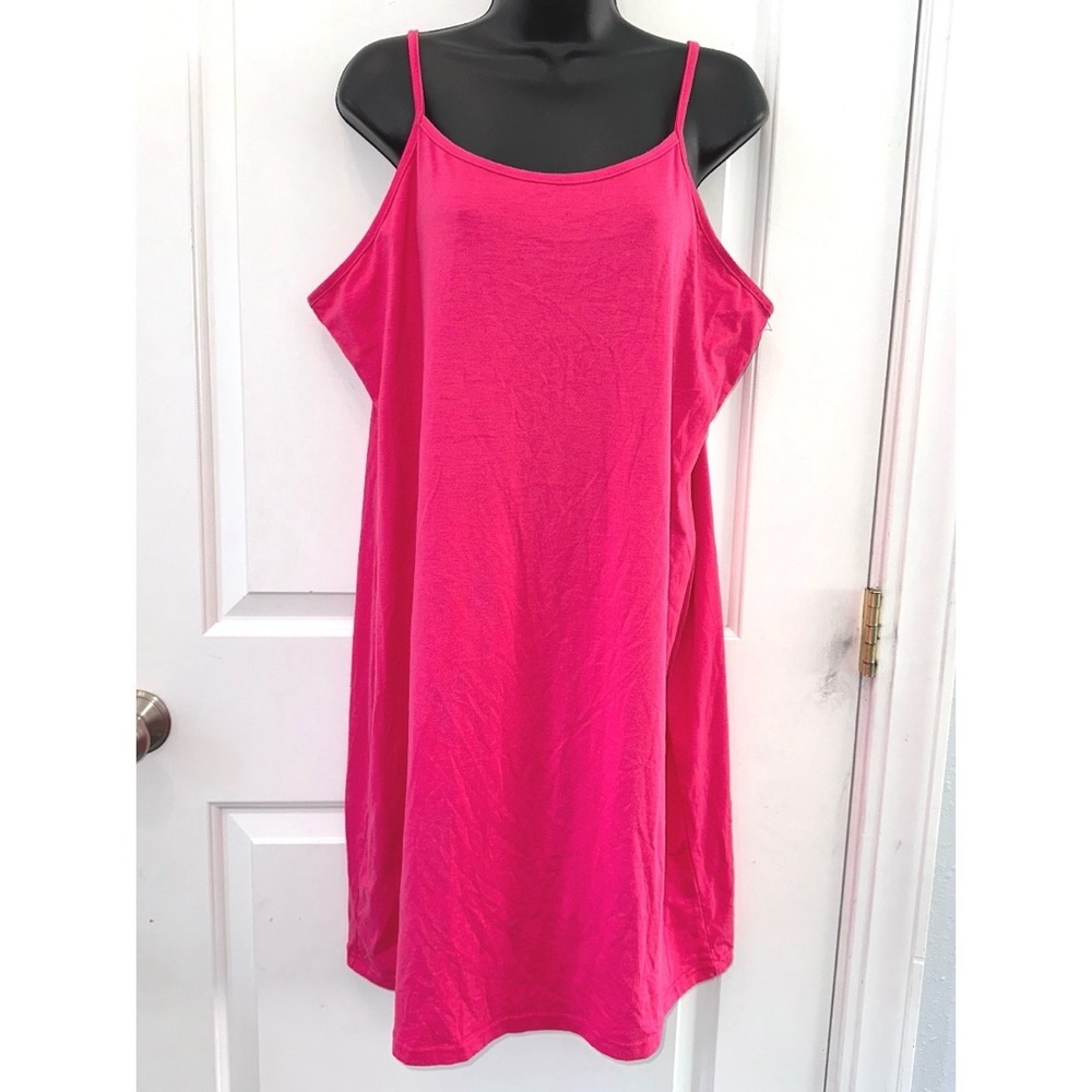 L&B Lucky & Blessed pink tank top dress